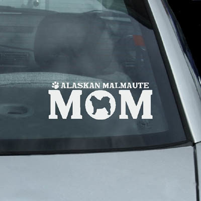 Alaskan Malamute Mom Decals