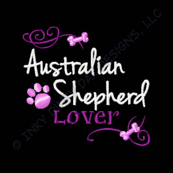 Australian Shepherd Embroidery