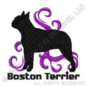 Cool Boston Terrier Embroidered Shirts