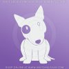 Cartoon Bull Terrier Stickers