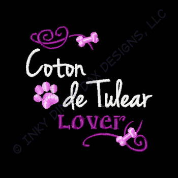Embroidered Coton de Tulear Apparel