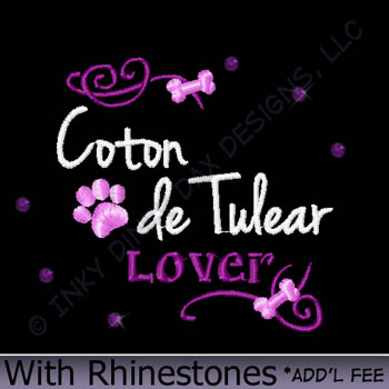 Rhinestone Coton de Tulear Gifts