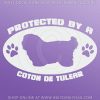 Funny Coton de Tulear Decals