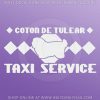 Coton Taxi Service Stickers