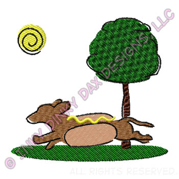 Dachshund Hot Dog Embroidery Gifts