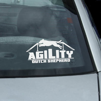 Dutch Shepherd Agility Stickers