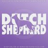 Cool Dutch Shepherd Decals