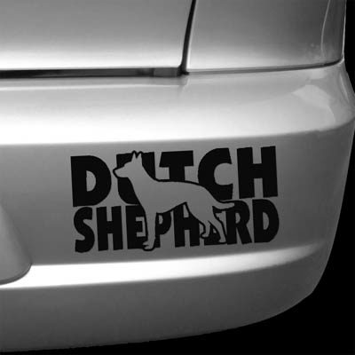 Cool Dutch Shepherd Vinyl stickers