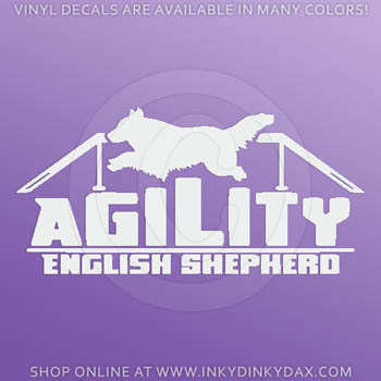 English Shepherd Agility Decals