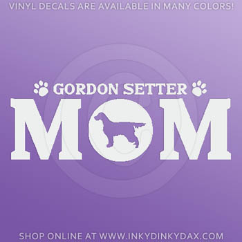 Gordon Setter Mom Decals