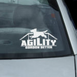 Gordon Setter Agility Car Stickers