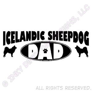 Icelandic Sheepdog Dad Gifts