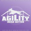 Agility Irish Setter Decals
