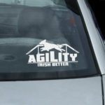 Irish Setter Agility Car Stickers