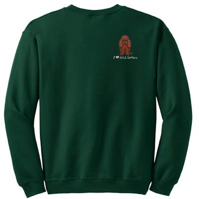 I Love Irish Setters Sweatshirt