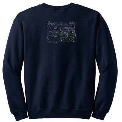 Jack Russell Terrier Embroidered Sweatshirt