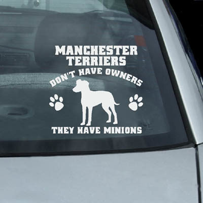 Funny Manchester Terrier Decals