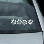 Dog Paw Prints Stickers
