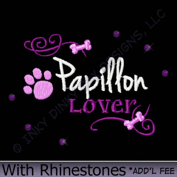 Rhinestones Papillon Apparel
