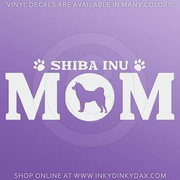 Shiba Inu Mom Decals