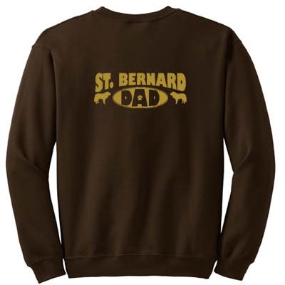 St Bernard Dad Sweatshirt