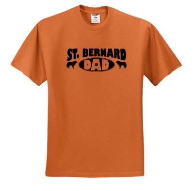 St Bernard Dad T-Shirt