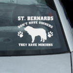 Funny Saint Bernard Stickers