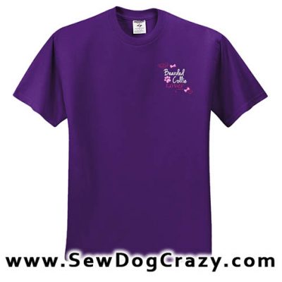 Embroidered Bearded Collie TShirt
