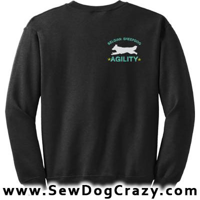 Belgian Sheepdog Agility Sweatshirts