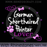 Rhinestones German Shorthaired Pointer Shirts