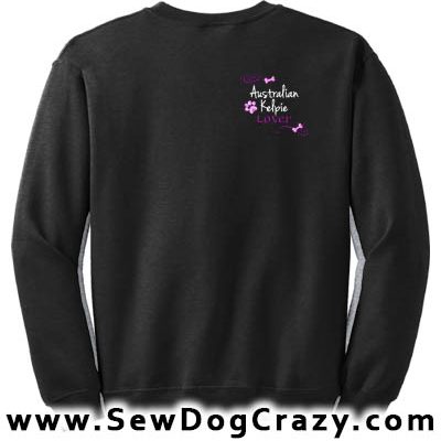 Pretty Embroidered Kelpie Sweatshirts