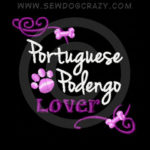Embroidered Portuguese Podengo Shirts