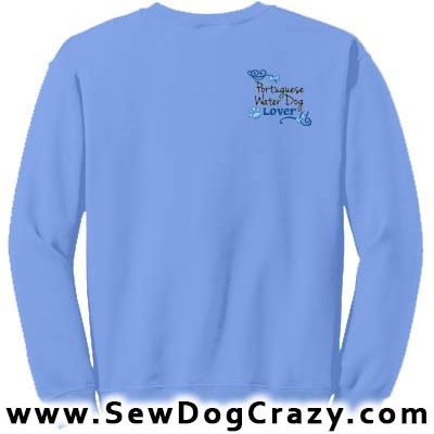 Embroidered Portuguese Water Sweatshirt