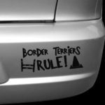 Border Terriers Rule Decals