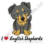 Embroidered English Shepherd Apparel