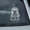 Cute Cartoon Lhasa Apso Decals