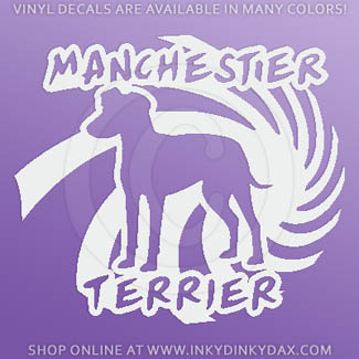 Cool Manchester Terrier Decals