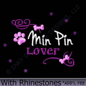 Rhinestones Min Pin Embroidery
