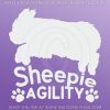 Old English Sheepdog Agility Decals