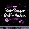 Rhinestones PBGV Embroidery
