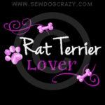Embroidered Rat Terrier Shirts