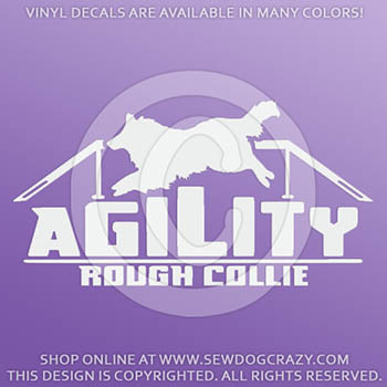 Collie Agility Dog Walk Decals
