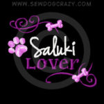 Embroidered Saluki Lover Shirts