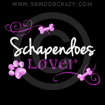 Embroidered Schapendoes Lover Shirts
