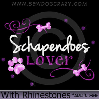Rhinestones Schapendoes Lover Shirts