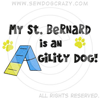 St Bernard Agility Shirts