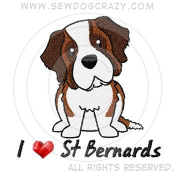 I Love St Bernards Shirts