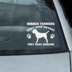 Funny Border Terrier Decals