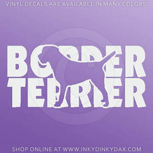 Cool Border Terrier Stickers