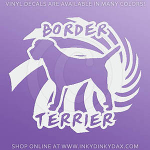 Cool Border Terrier Stickers